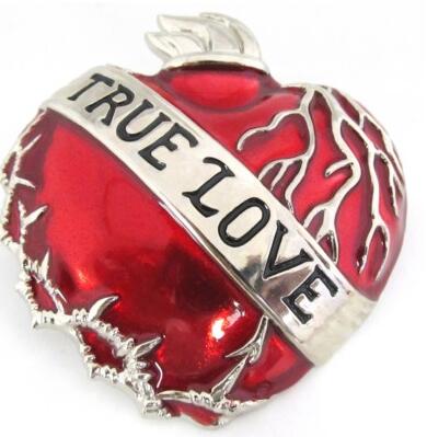 Wholesale True Love with a Heart BELT Buckle