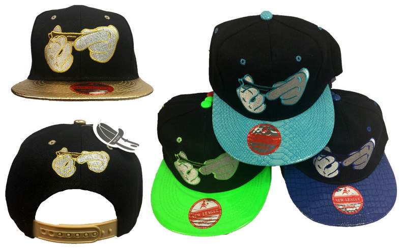 Wholesale Weed Joint Snapback Flat Bill HAT