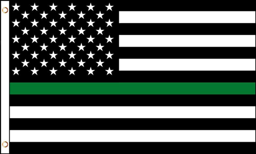 Wholesale Green Line American FLAG