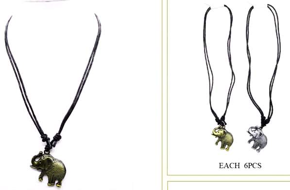 Wholesale Metal Elephant Necklace
