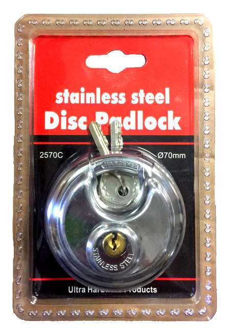 Wholesale Stainless STEEL Disc Padlock