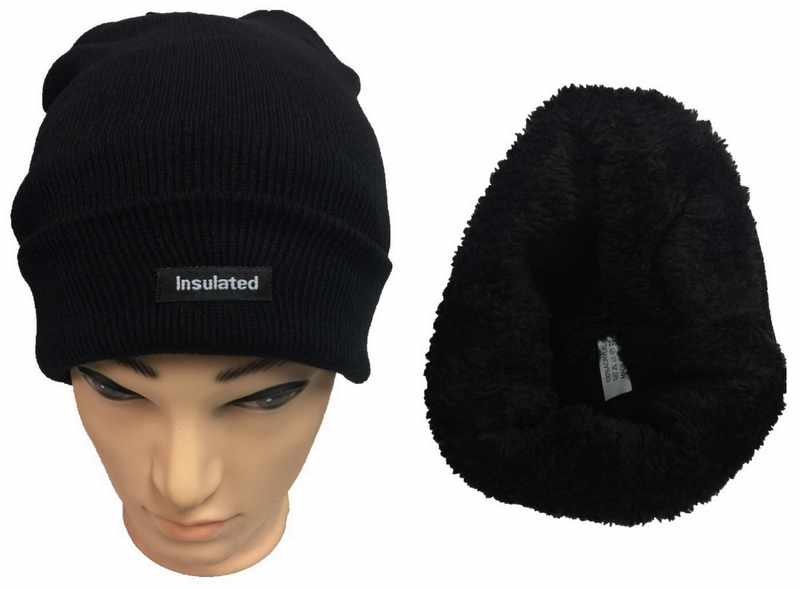 Wholesale Solid color Black Winter HAT