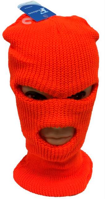 Wholesale Orange Color Mask/ Winter HAT/ Beanie