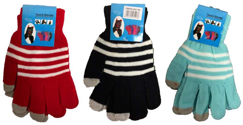 Wholesale Texting GLOVES Lady's Size Assorted Color