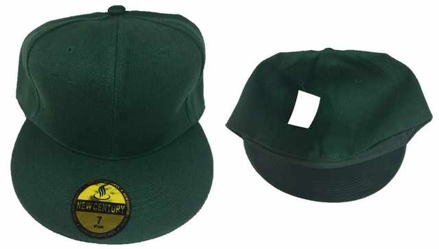 Wholesale Fitted HAT GREEN color assorted size
