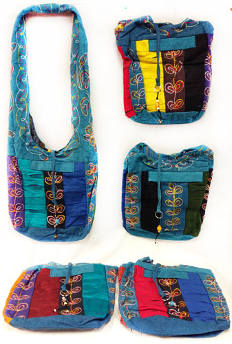 Wholesale Embroidered RAZOR Cut Handmade Hobo Bags
