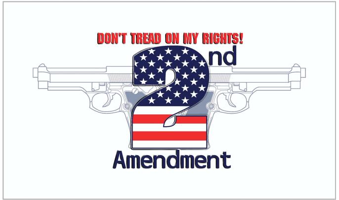 Wholesale Don't Tread on my Rights second amendment FLAGS