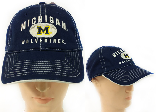 Wholesale Adjustable Baseball Hat Michigan Wolverines LICENSED