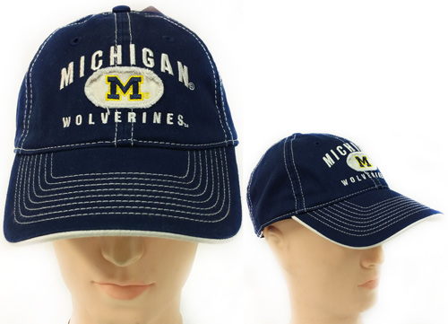 Wholesale Adjustable Baseball HAT Michigan Wolverines Licensed