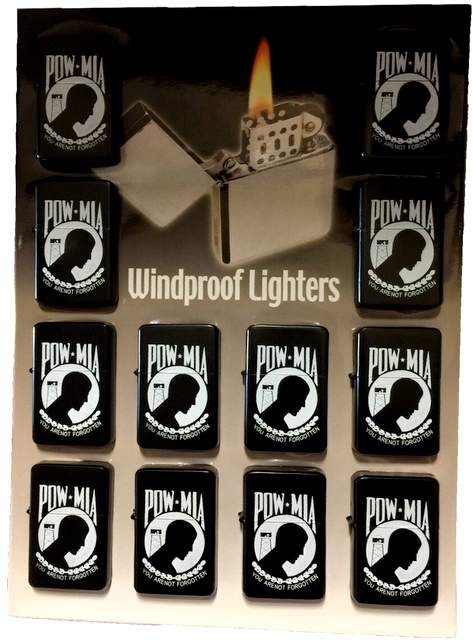 Refillable LIGHTERS POW/MIA