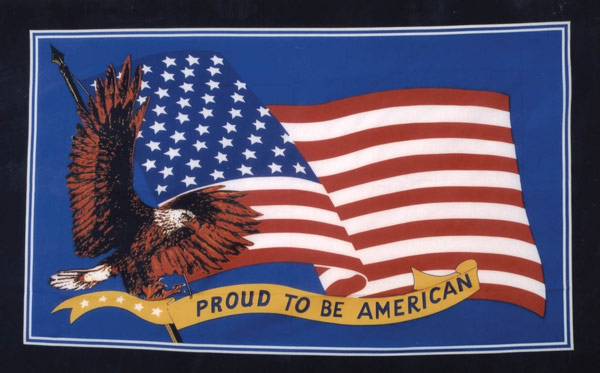 Wholesale 3'x5' Proud To Be American Flying Eagle FLAG