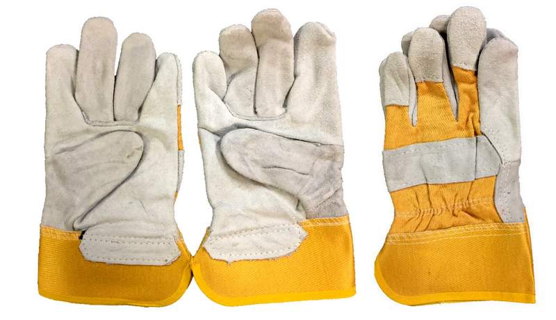 Wholesale Heavy Duty Man Made LEATHER Garden/ Work Glove