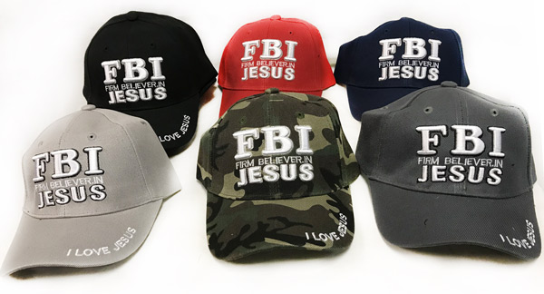 Wholesale BASEBALL hats FBI Firm Believe in Jesus Hats