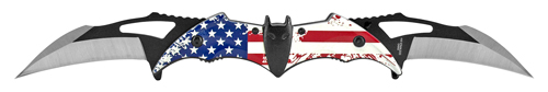 5.75'' Dual Blade Bat Pocket Knife - United States