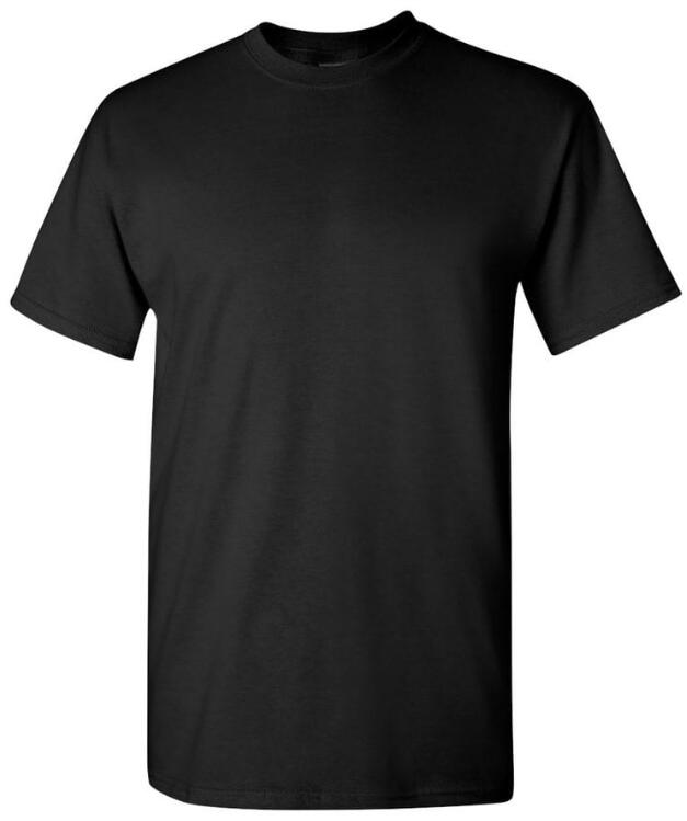 Wholesale Blank Black Gildan Cotton Crew T-SHIRTS AST Medium