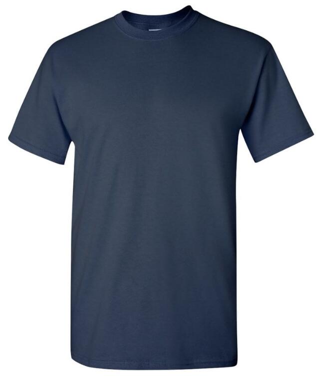 Wholesale Gildan First Quality Cotton Navy T Shirts Medium
