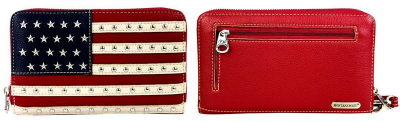 Montana West American Pride Collection Rhinestone WALLET