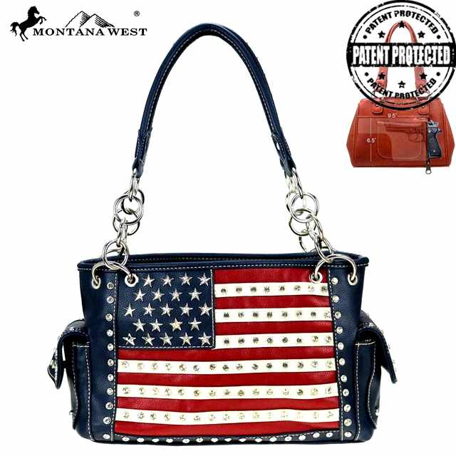 Montana West American Pride Concealed Handgun Collection Satchel