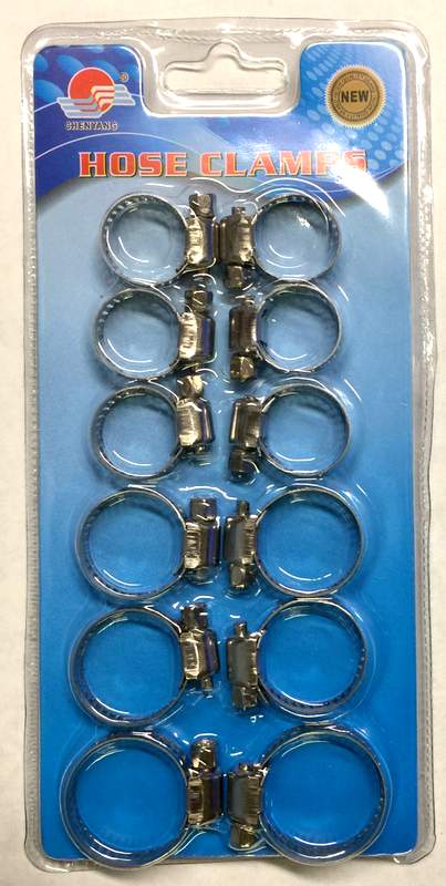 Wholesale 12 PCs small Hose clamp set