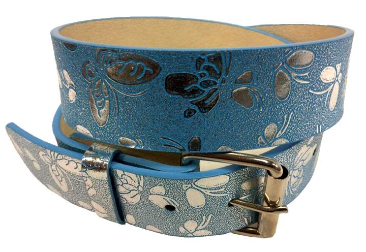 Wholesale Blue color PU LEATHER Fashion Belt