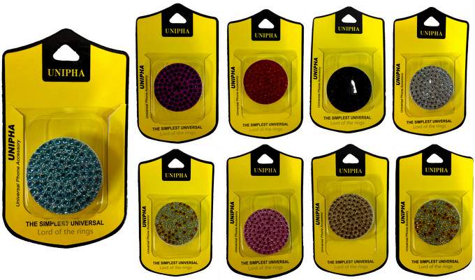 Wholesale Rhinestone Collapsible Phone/Tablet Grip and Stand