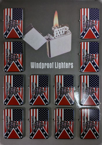 Wholesale Windproof LIGHTER Don't Tread On Me Combo Flag