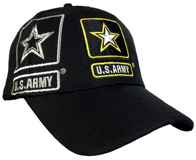Wholesale Official LICENSED US Army with Star and Shadow Hats