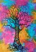 Wholesale Tie Dye Tree of Life TAPESTRY