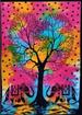 Wholesale Tie Dye Heart Tree with Elephant TAPESTRY