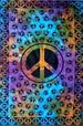 Wholesale Tie Dye Peace Sign TAPESTRY