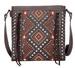 Montana West Studded Collection Concealed Carry Crossbody COFFEE