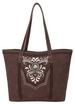 Montana West Embossed Collection Concealed Tote COFFEE