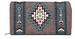 Montana West Aztec Collection Wallet COFFEE