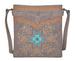 Montana West Aztec Collection Concealed Carry Crossbody COFFEE