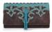 Montana West Concho Collection Wallet COFFEE