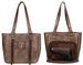 Montana West With Front Pocket Collection Tote Brown COFFEE