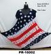 Wholesale Rayon Staple American Flag Tie dye UMBRELLA Dress