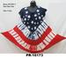 Wholesale Rayon Staple American Flag Tie dye UMBRELLA Dress