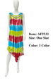 Wholesale Crepe Tie Dye Embroidered UMBRELLA India Dress
