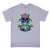 Wholesale Weed Skull Sports Grey color T-SHIRTs