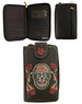 Wholesale Sugar Skull with FLOWERS Phone Wallet  Black