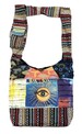 Wholesale Cotton RAZOR Patchwork Sun Third Eye Bag