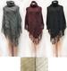 Wholesale Cable Knitted Turtle Neck PONCHOs Assorted colored