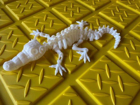 3D Printed Crocodile TOY - 3D Articulated Crocodile - 11''
