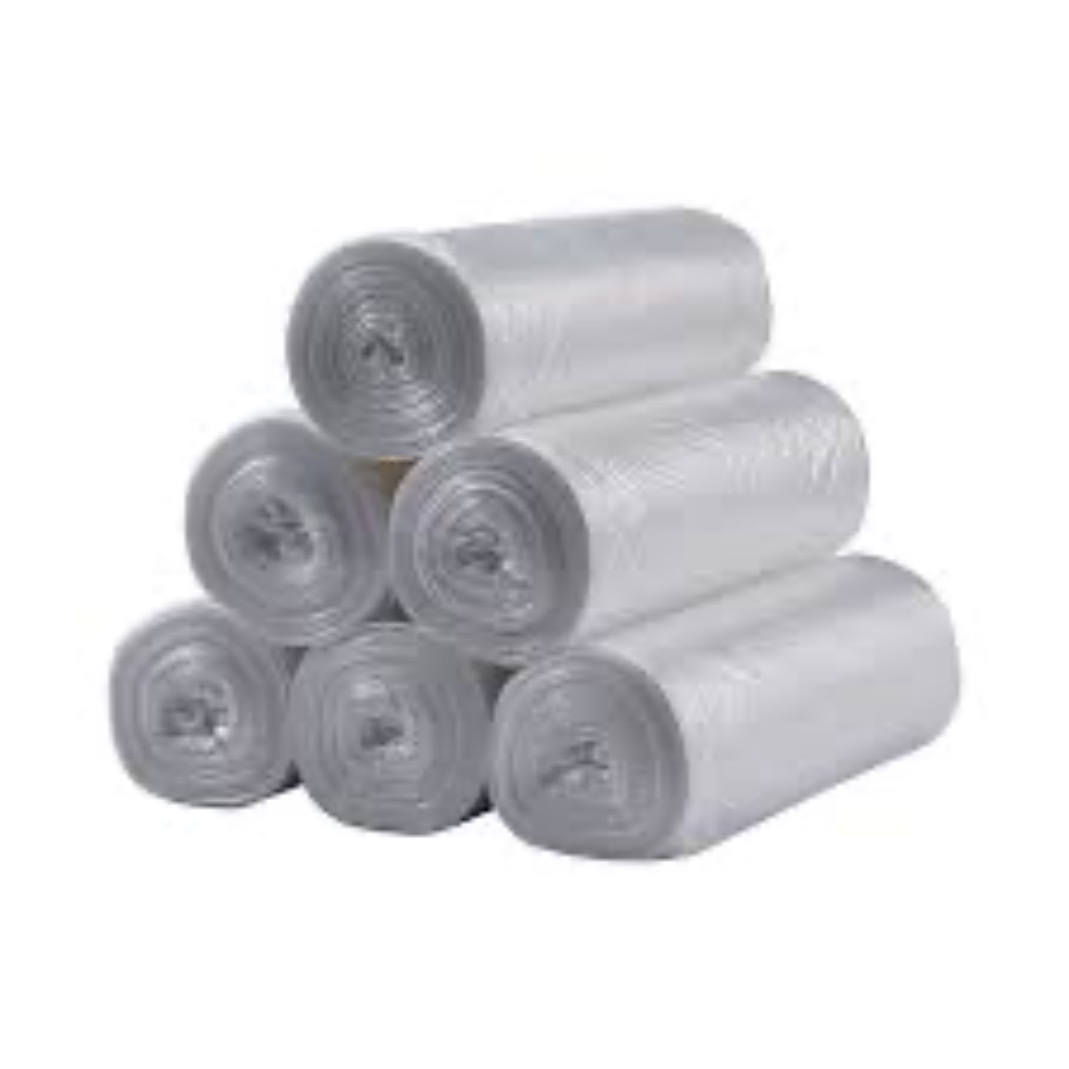24 x 33 - 8 Micron - 12 - 16 Gal Clear CAN Liner - 1000 Per Case