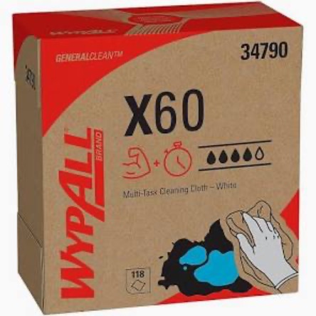 Wypall X60 - Hydroknit Cleaning Clothes - 8.34'' x 16.80''
