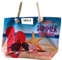 Florida Best Summer Holidays - Beach TOTE BAG With Rope Handles