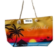 Florida Sunset - Beach TOTE BAG With Rope Handles