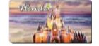 Florida DISNEY Magic Kingdom Castle With Ocean 3D Magnet