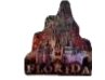 DISNEY Magic Kingdom Castle With Fireworks Cu Out Magnet
